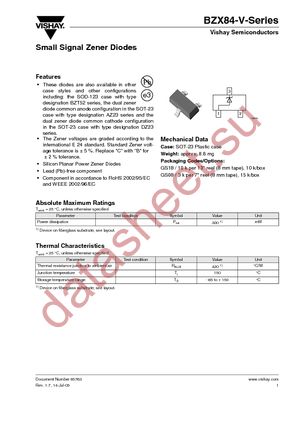 BZX84B10-V-GS08 datasheet  